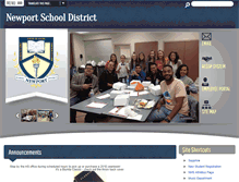 Tablet Screenshot of newportsd.org